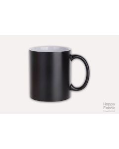 Farbwechsel-Tasse schwarz matt Sublimation