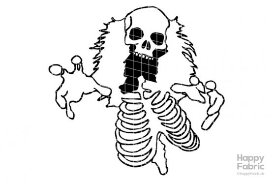 Plottdatei Skelett-Gespenst
