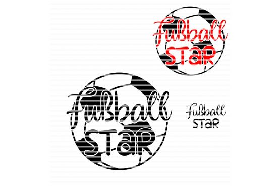 Plottdatei Fussball Star / Löwenjunges